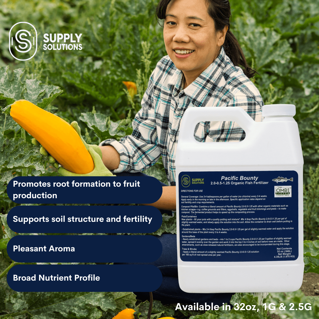 Boosting Garden Growth with Pacific Bounty Liquid Fish Fertilizer: An Organic Powerhouse for All Plants