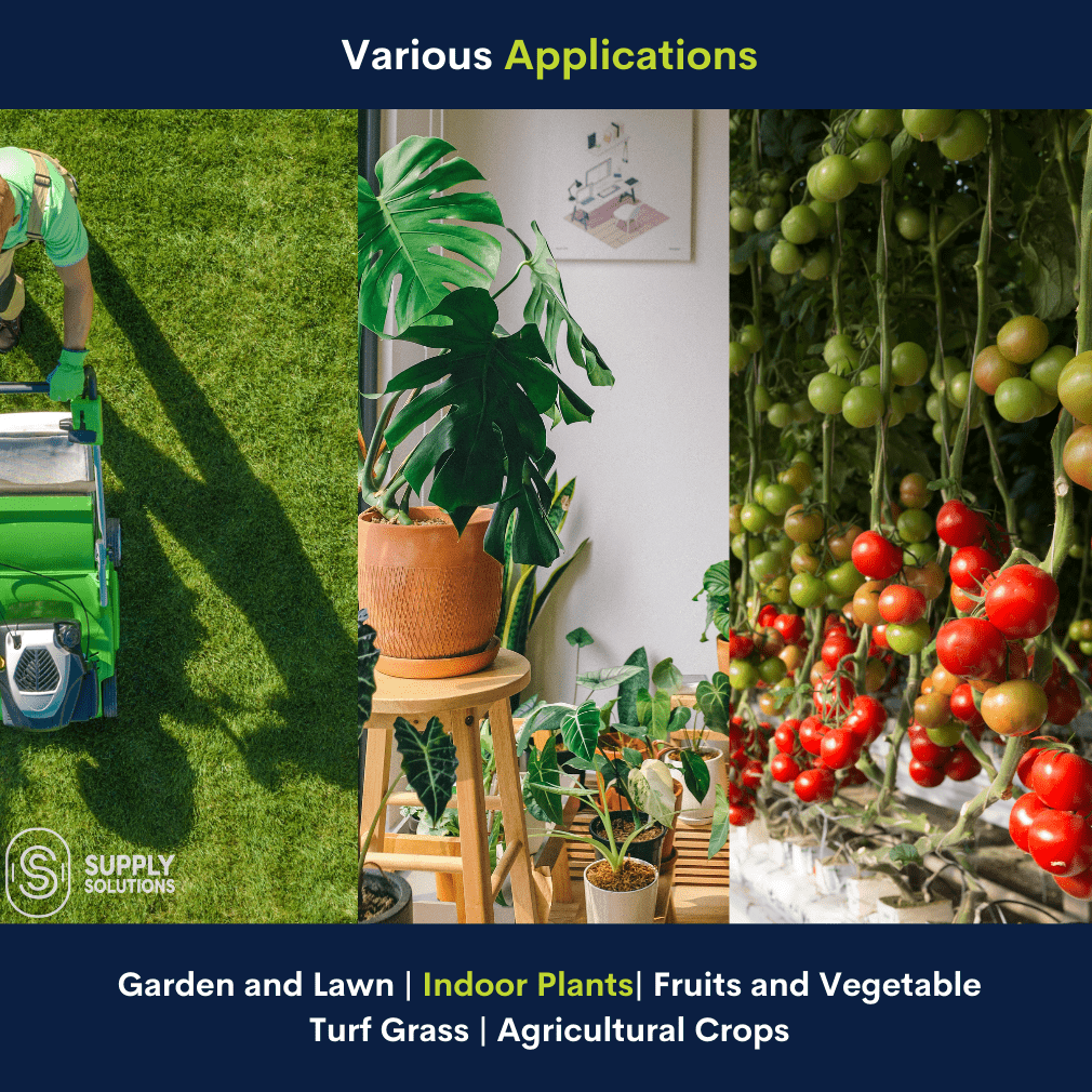 Supply Solutions 16-16-16 Complete Lawn & Garden All Purpose Granular Fertilizer - The Ultimate Plant Food for Lush Greenery & Vibrant Blooms - for All Plants, Vegetables, Fruits, and Berries