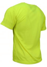 Short Sleeve Safety Shirts, Radians ST11-N Non-Rated Short Sleeve T-Shirt - Yellow/Lime