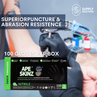 APE SKINZ 7 Mil Nitrile Gloves Disposable Industrial Powder & Latex Free