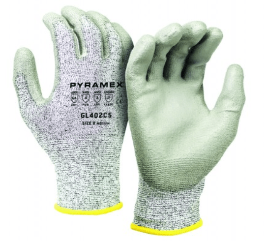 Pyramex GL402C5 Poly-Torq Polyurethane Gloves Cut A4 (Dozen)