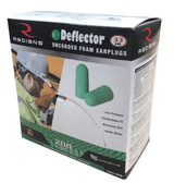 Radians Deflector Uncorded Disposable Foam Ear Plugs - NRR 33dB Box of 200