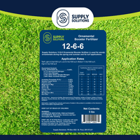 Supply Solutions 12-6-6 Ornamental Booster Fertilizer - Plant Food Topdress on Foliage, Nurseries and Landscapes - Controlled Release NPK Plant Fertilizer with Macro and Micro Nutrients