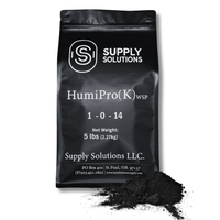 Supply Solutions HumiPro(K) WSP | Premium Humic and Fulvic Powder Fertilizer for Lush Plants and Lawns - Superior Soil Conditioning
