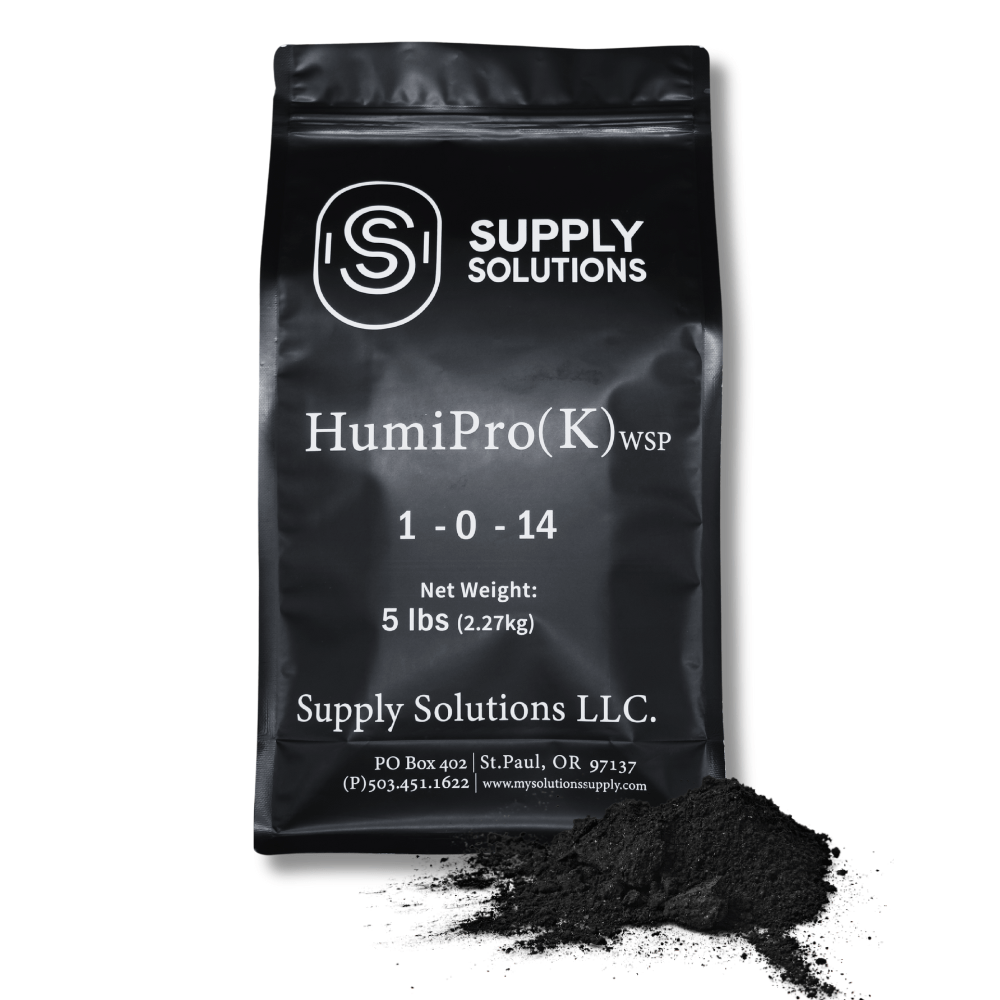 Supply Solutions HumiPro(K) WSP | Premium Humic and Fulvic Powder Fertilizer for Lush Plants and Lawns - Superior Soil Conditioning