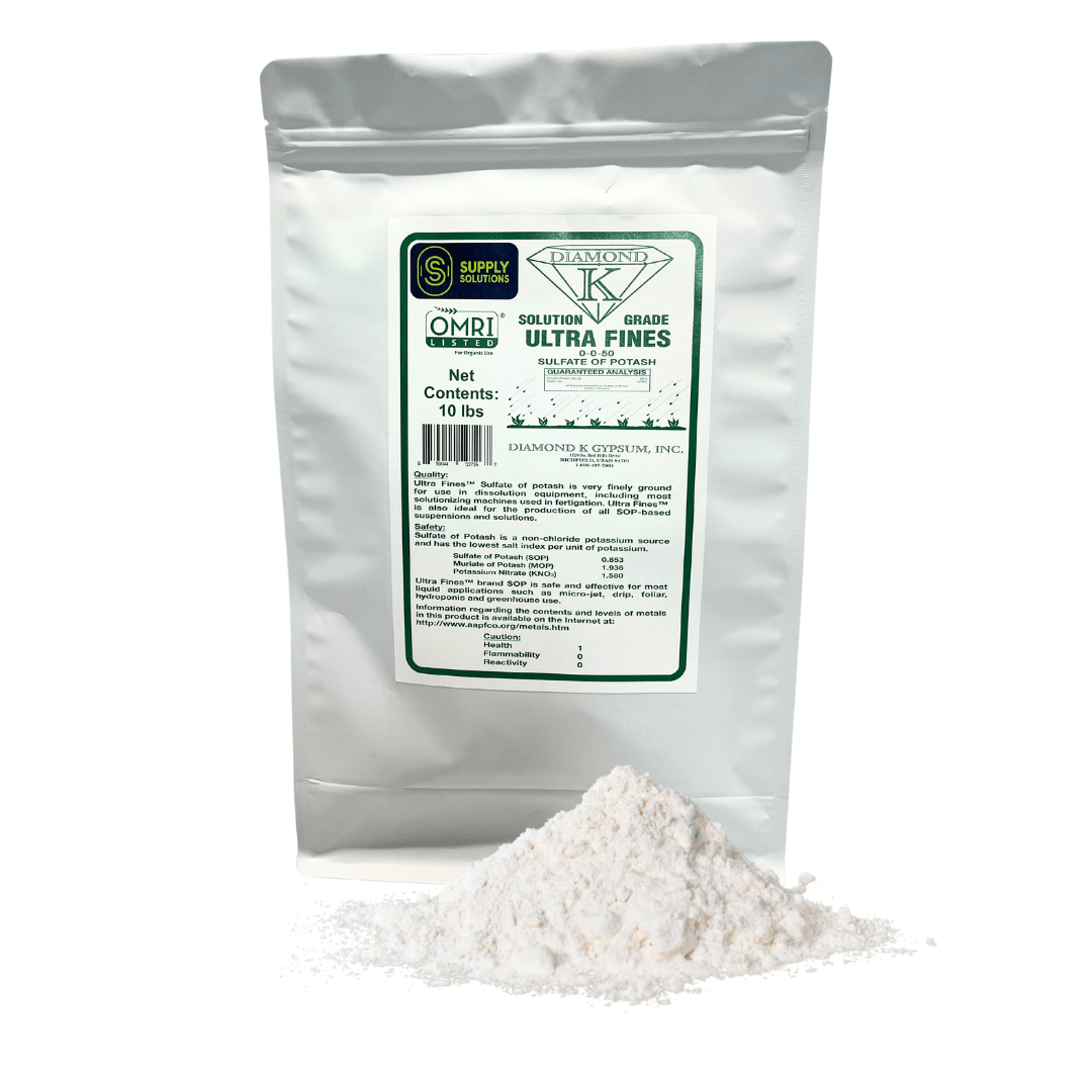 Supply Solutions Sulfate of Potash 0-0-50 - Sulfate of Potash Plant Fertilizer for Flowers, Lawn, Fruits