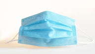 Disposable Face Mask, Dual, Blue, Mask Size Universal, PK 50