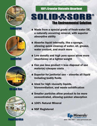 Solid-a-Sorb® Diatomaceous Earth Absorbent | The Environmental Solution 25lbs
