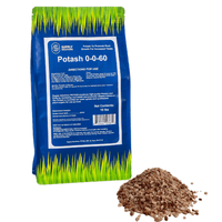 Supply Solutions Muriate of Potash 0-0-60 Fertilizer, High Potassium Fertilizer, Potassium for Plants - for Lush Crops, Acidic Plants