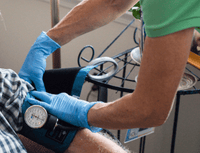 Blue Nitrile Disposable Gloves, AMMEX APFN Blue Nitrile Exam Latex Free Disposable Gloves