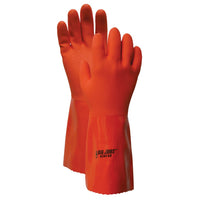 PVC/Nitrile Gauntlet Gloves, Bellingham 6201 Triple-Dipped 12"