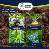 Supply Solutions Muriate of Potash 0-0-60 Fertilizer, High Potassium Fertilizer, Potassium for Plants - for Lush Crops, Acidic Plants
