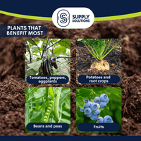 Supply Solutions Muriate of Potash 0-0-60 Fertilizer, High Potassium Fertilizer, Potassium for Plants - for Lush Crops, Acidic Plants