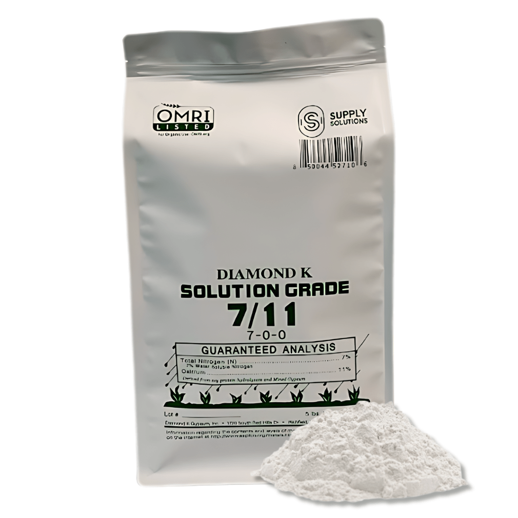 Supply Solutions 7/11 (7-0-0)- 7% Nitrogen and 11% Calcium - Plant food for Vegetable and Fruit Crops, and Other Plants - Elevates Soil