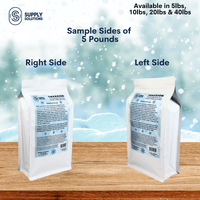 Supply Solutions Traxxion Granular Traction with Ice Melt | Pet Safe Ice Melt Snow Salt | Non Toxic Winter Salt for Driveways, Sidewalks and Various Terrain | Ice Salt That Lasts Longer