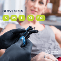 APE SKINZ 7 Mil Nitrile Gloves Disposable Industrial Powder & Latex Free