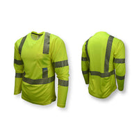 High Visibility Long Sleeve Shirts, Radians ST31-3 Long Sleeve Cooling T-Shirt
