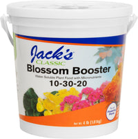 Jack's Professional 10-30-20 Blossom Booster Water-Soluble Fertilizer with Micronutrients for Increasing Blooms in Plants Grown in Continuous Liquid Feed Programs (25lbs)