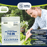 Supply Solutions 7-0-26 Organic Fertilizer - 7% Nitrogen 26% Potash - Derived from Soy Protein Hydrolysate and Sulfate of Potash - Fertilizer for Vegetable Garden and Tomato Plants