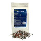 Supply Solutions 21.4-7-14.1 Lawn and Turf Fertilizer with Iron - Plant Food for Lawn Achieves a Lush Green Lawn in Weeks - Turf Builder for All Grass Types