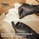 APE SKINZ 7 Mil Nitrile Gloves Disposable Industrial Powder & Latex Free
