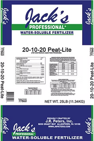 Jack’s Professional 20-10-20 Peat Lite 25#