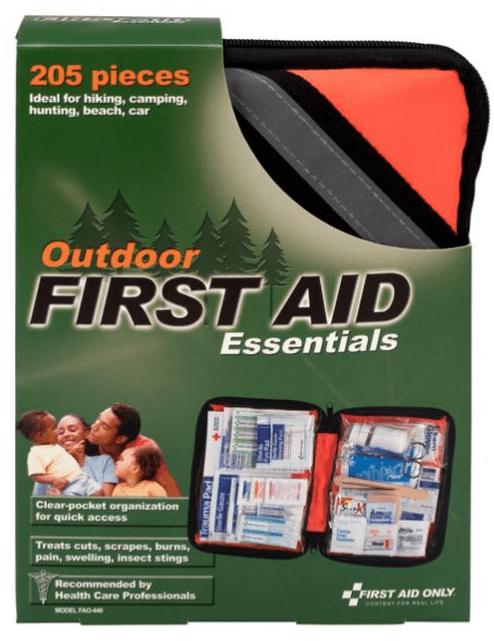 Outdoor First Aid Kit, 205 Piece, Fabric Case