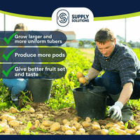 Supply Solutions Muriate of Potash 0-0-60 Fertilizer, High Potassium Fertilizer, Potassium for Plants - for Lush Crops, Acidic Plants