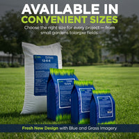 ProGreen 12-0-8 Plus 14% Iron Granular Lawn and Garden Fertilizer - Plant Food Support for Deep Green Color and Stronger Roots - Perfect Spring Boost for Lawns
