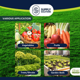 Supply Solutions Pacific Bounty 2.0-0.5-1.25 Organic Fish Fertilizer for Plants - Nutrient-rich Liquid Organic Fertilizer for Vegetables Fruits - Derived Fish Protein Hydrolysate Molasses