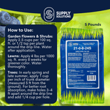 Supply Solutions Ammonium Sulfate Fertilizer 21-0-0 +24% Sulfur for Deep Green Plants - Soil Acidifier for Flowers, Trees, Lawn, Acid Loving - Sulfur for Plants Hydrangea Fertilizer