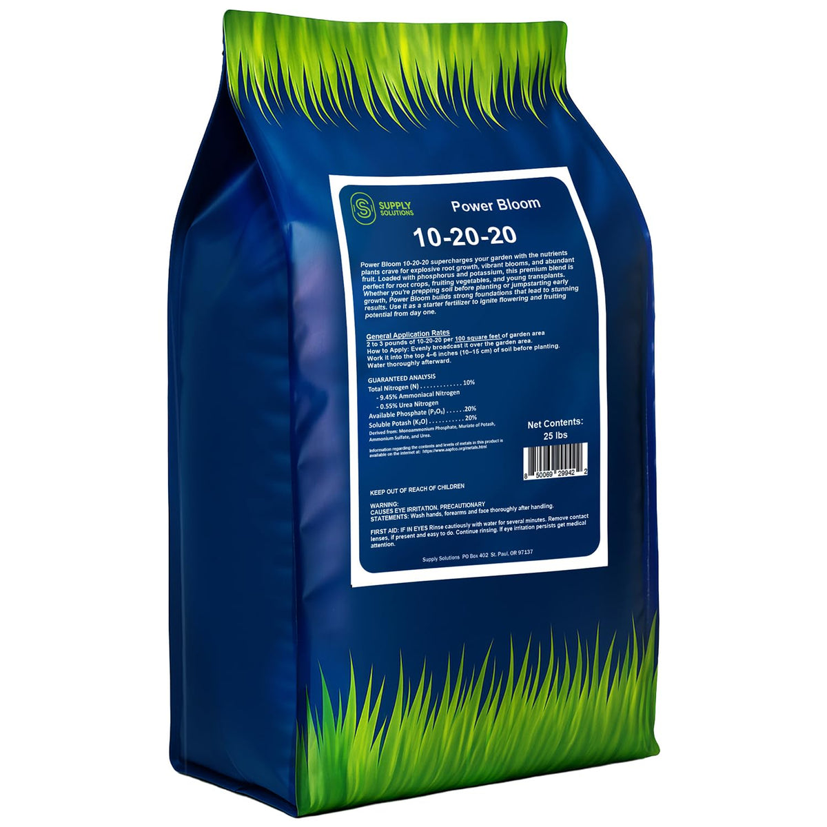 10-20-20 Power Bloom Booster Fertilizer for Flowers and Plants, High Phosphorus NPK Fertilizer for Vegetable Garden