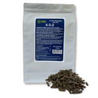 Supply Solutions 4-3-2 Nutri-Proganic Pellet Organic Chicken Manure Premium Fertilizer - Ideal for a Variety of Food Crops - For Soil Moisture & Drainage
