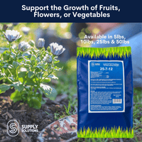 Supply Solutions 25-7-12 Lawn Fertilizer - Lawn Food for Grass, Turf and Garden Plants for Greener Grass - Plant Food for Lawn