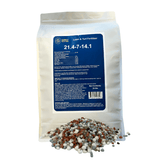Supply Solutions 21.4-7-14.1 Lawn and Turf Fertilizer with Iron - Plant Food for Lawn Achieves a Lush Green Lawn in Weeks - Turf Builder for All Grass Types