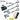 Supply Solutions Snow Shovel Ice Scraper Survival Shovel