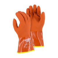 Winter Lined Glove, MAJESTIC 3703 Winter Lined PVC Double Dipped Removable Liner Large