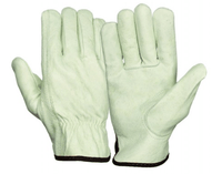 Pyramex GL2001K Value Grain Cowhide Leather Keystone Thumb Driver Gloves (Dozen)