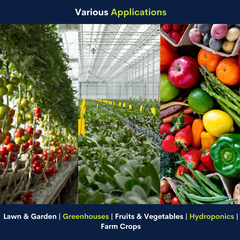 Supply Solutions Calcium Nitrate 15.5-0-0 + 19% Ca | Fast-Acting Water Soluble Fertilizer Prevents Blossom End Rot - Boosts Growth & Yield for Vegetables, Fruit, Gardens & Hydroponics