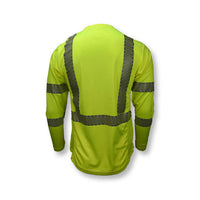 High Visibility Long Sleeve Shirts, Radians ST31-3 Long Sleeve Cooling T-Shirt