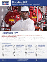 Enviroguard-MicroGuard MP 8015 Microporous Garment With Superior Particle and Liquid Splash Barrier 25/Case