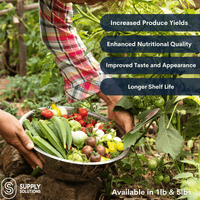 Supply Solutions 7/11 (7-0-0)- 7% Nitrogen and 11% Calcium - Plant food for Vegetable and Fruit Crops, and Other Plants - Elevates Soil