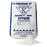 Supply Solutions Gypsum Powder - Purest and Soluble Houseplant Food Fertilizer for Indoor Plants, Outdoor, Lawn, Vegetables - Indoor Plant Nutrients, Improve Plant Growth (50 Pounds)