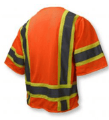 Class 3 Surveyor Safety Vest, Radians SV63G Two-Tone Type R Class 3 Surveyor Safety Vest - Yellow/Orange
