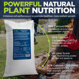 GardenGuard Prilled Lime for Lawns and Gardens - Agricultural Limestone for Soil pH Balance, Granular Lawn Lime for Grass and Plants