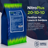 Supply Solutions NitroPlus 20-10-10 Fertilizer for Lawns and Gardens, All Purpose Lawn Fertilizer and Garden Fertilizer, Outdoor Plant Food with Nitrogen Phosphate and Potash Blend 5Lbs