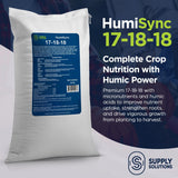 17-18-18 HumiSync Plant Food Powder | Balanced NPK Fertilizer with Humic Acid for Lawn, Garden, Vegetables, Flowers, Trees & Shrubs - All Purpose Garden Fertilizer