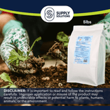 Supply Solutions Pacific Bounty Organic Shrimp Fertilizer 6-8-0 | 13% Calcium | Natural Phosphorus-Rich Fertilizer for Tomatoes, Peppers, and Flowering Plants | Soil-Building
