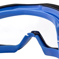 Radians TXEG1 Thraxus™ IQuity Goggle - Black/Blue Frame - Clear Anti-Fog Lens