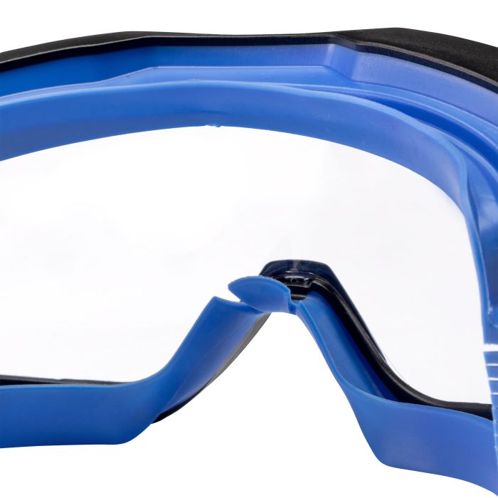 Radians TXEG1 Thraxus™ IQuity Goggle - Black/Blue Frame - Clear Anti-Fog Lens